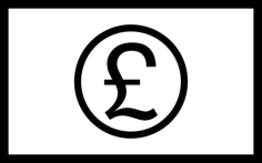 Pound Bill Icon Svg Vector, Free Vectors File